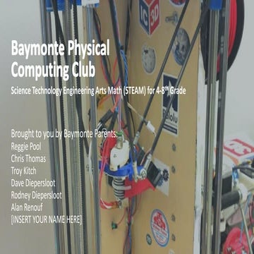 After School Physical Computing Club