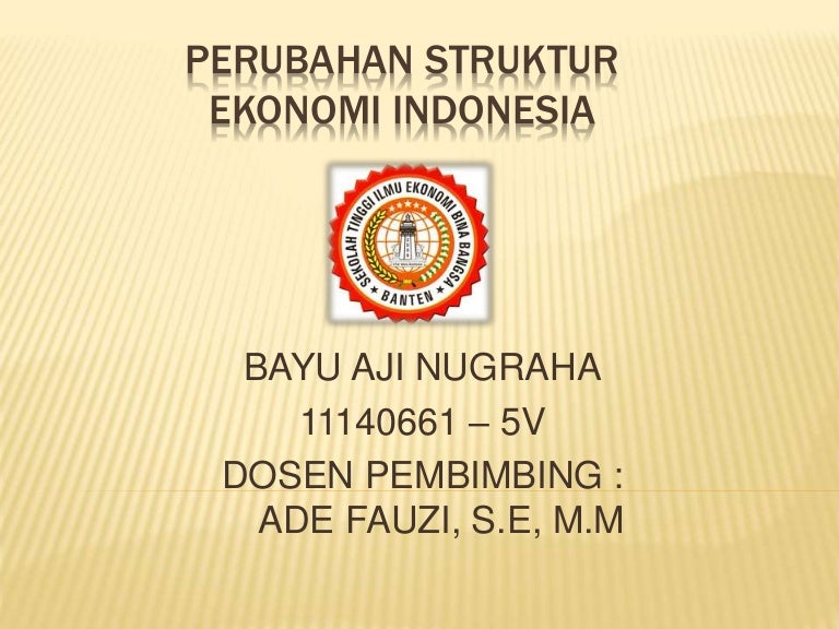 6 Perubahan Struktur Ekonomi
