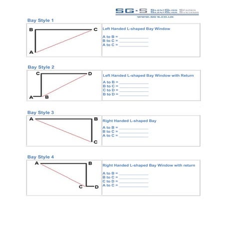 Bay window measuring form | PDF