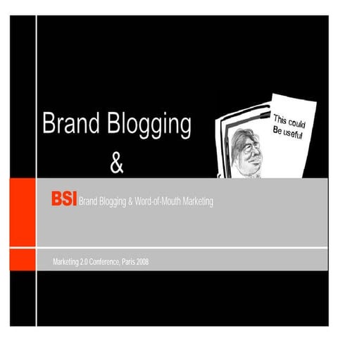 Brand Blogging & Word-of-Mouth Marketing