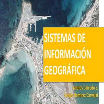 Sistemas de Información Geográfica
