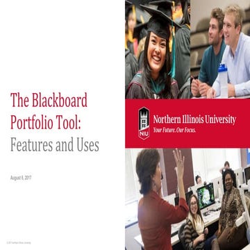 The Blackboard Portfolio Tool: Features and Uses