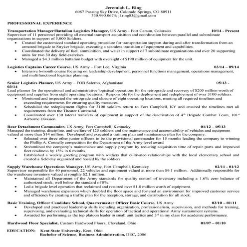 Jeremy Ring resume