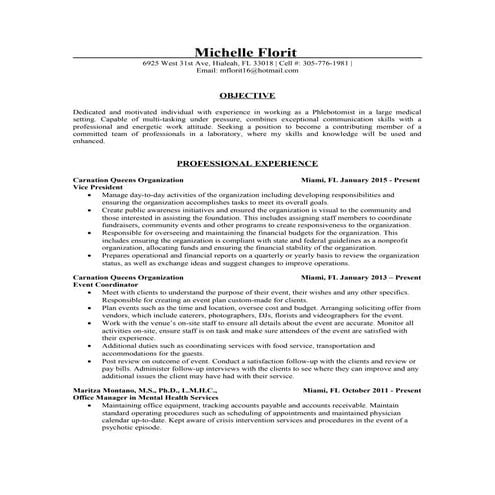 Professional Resume | DOCX