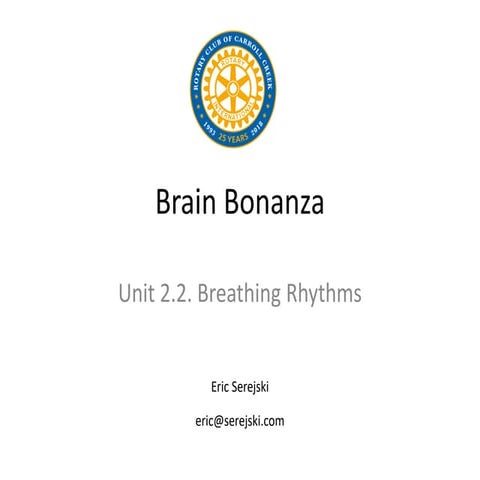 Brain Bonanza 2.2. Breathing rhythms