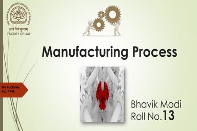 Manufacturing Process