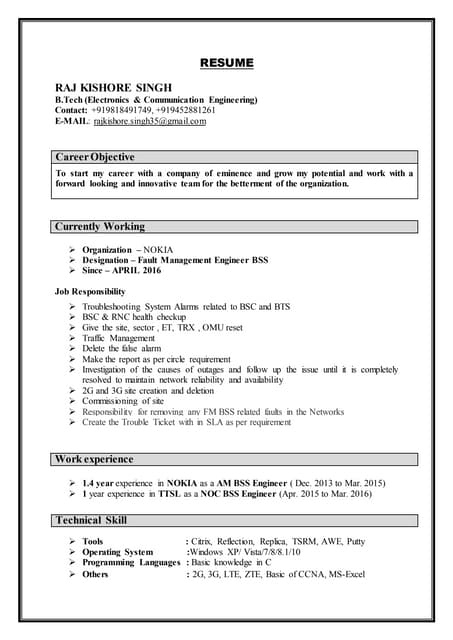 Atif Hussain C.V | DOC