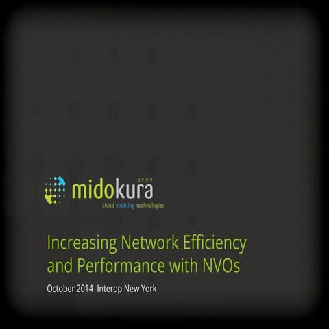 Improving performance and efficiency with Network Virtualization Overlays