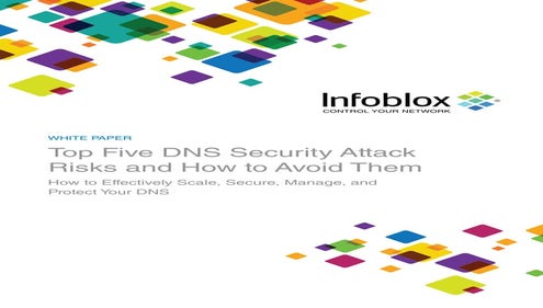Infoblox White Paper - Top Five DNS Security Attack Risks and How to Avoid Them
