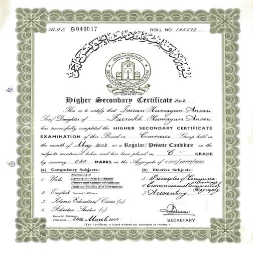 Intermediate Degree