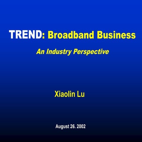 TREND: an industry perspective