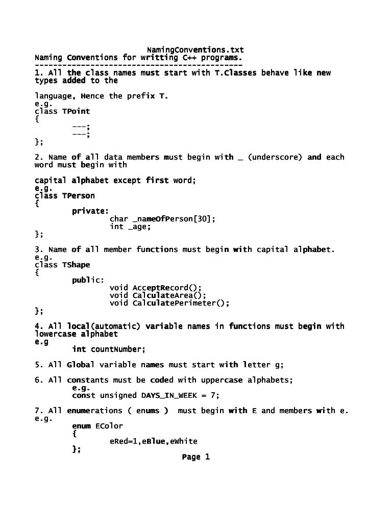 C Double Underscore Naming Convention – RGJBG