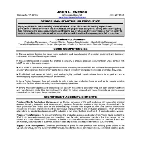 John L. Enescu Resume