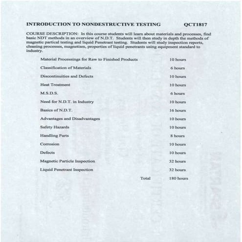 codes and standards class description | DOCX