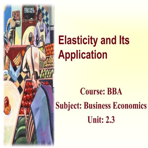 Bba 1 be 1 u-2.3 elasticity