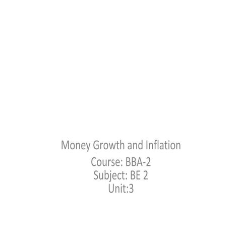 Bba 2 be ii u 3.1  inflation
