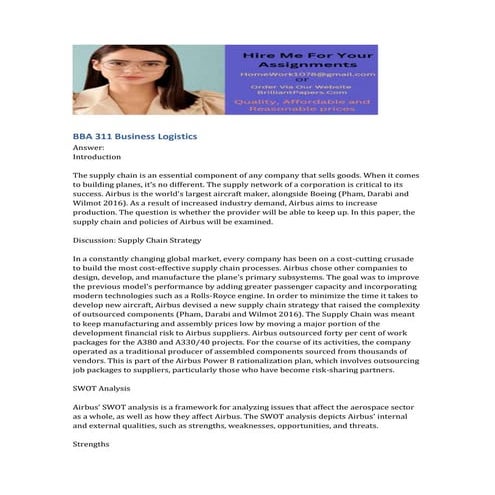 BBA 311 Business Logistics.docx