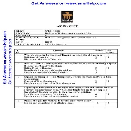 Bba602 | PDF
