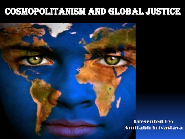 cosmopolitanism and global justice