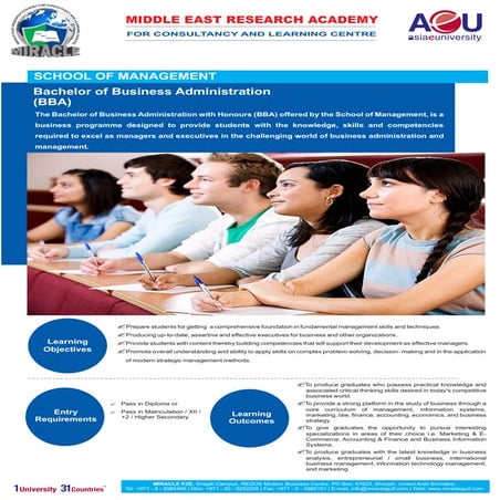 BBA Brochure  AeU