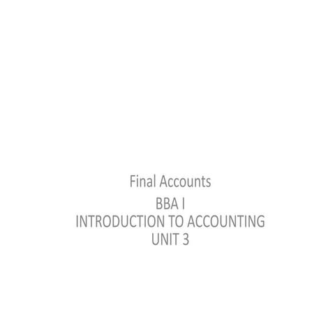 Bba i ita u 3 final account