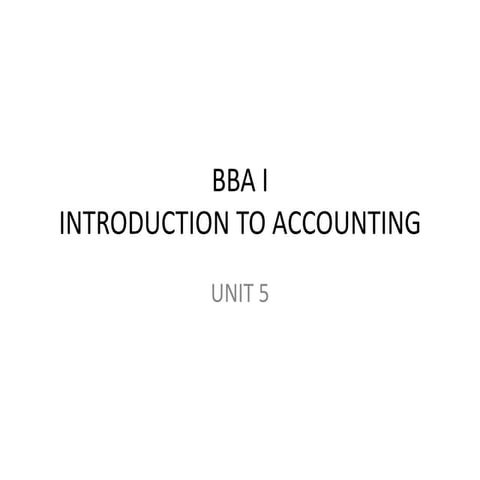 Bba i ita u 5.2 bill of exchange