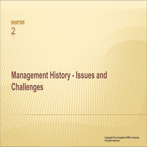 Management history