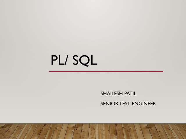 BBarters_PL_SQL gives cdemo details.pptx