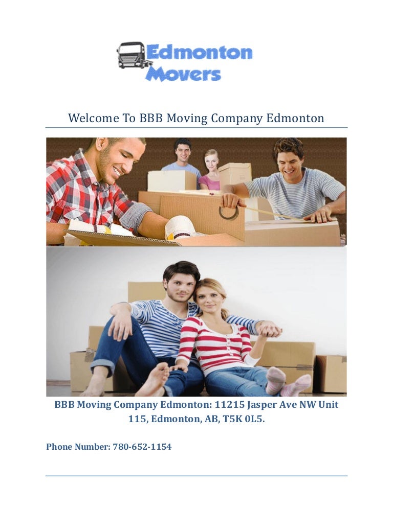 BBB Moving Company Edmonton