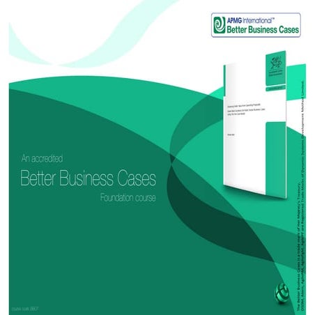 BBC - Better Business Cases - Foundation