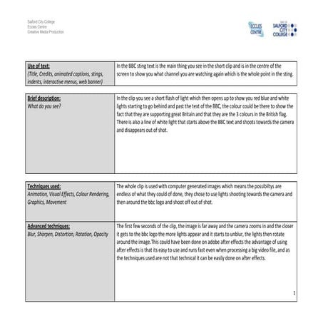 Bbc olympic anaylsis