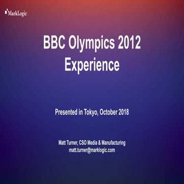 BBC olympics 2012 experience oct18