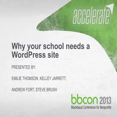 Why Your School Needs a Wordpress Site