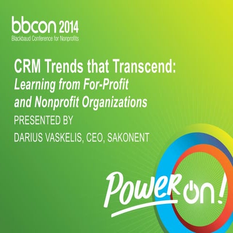 CRM Trends that Transcend: Learning from For-Profit and Nonprofit Organizations