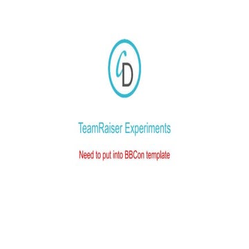 Bbcon digital experiments october 22 2016