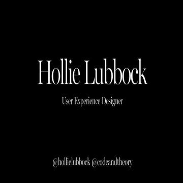 Thoughts on Data & Design