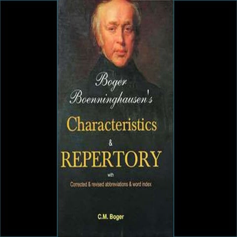 Boenninghausen’s therapeutic pocket book[btpb] | PPTX