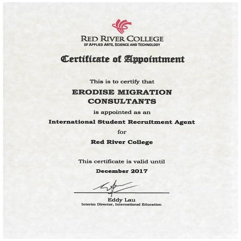 Red River Certificate