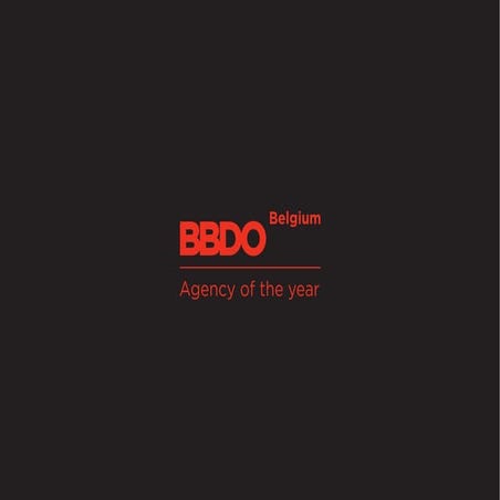 BBDO Belgium - Agency of the Year