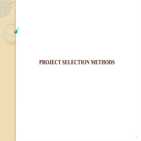 Project management lecture | PPTX