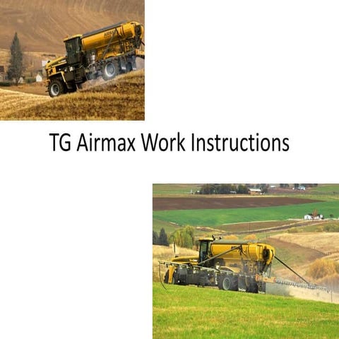 TG Airmax Work Instructions