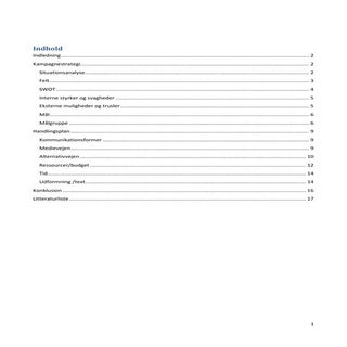 Kommunikationsplanlægningseksamen