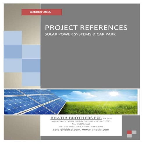 Solar Team - Project Reference