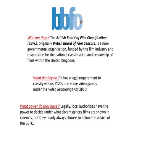 The british board of film classification | DOCX
