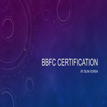 BBFC certification
