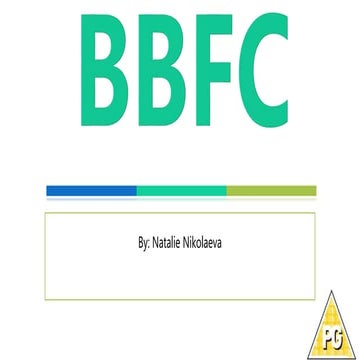 BBFC Powerpoint Presentation AS MEDIA 