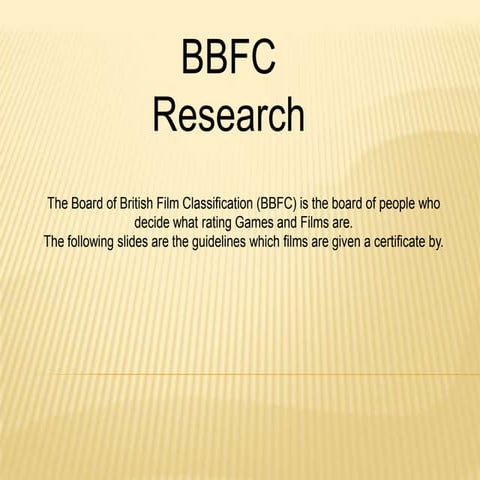 Bbfc research