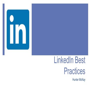 LinkedIn Best Practices