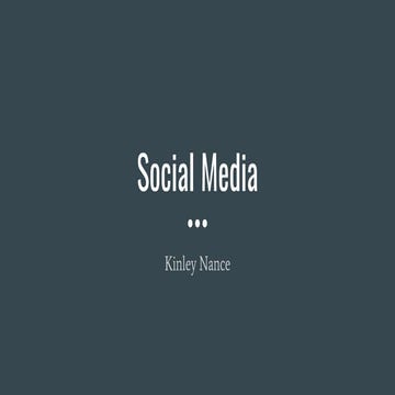 Social Media Nance