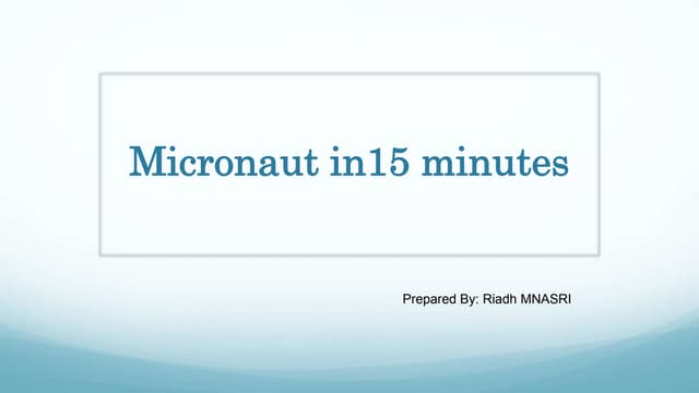 Discover Micronaut